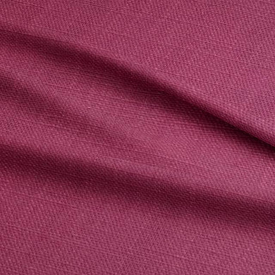 Dion Garnet Rose - Pink Plain Cotton Curtain Upholstery Fabric UK