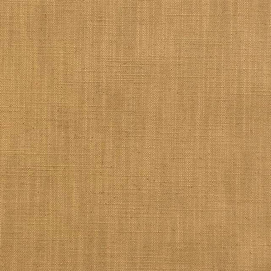 Panton Golden Apricot - Yellow Plain Linen Curtain Upholstery Fabric