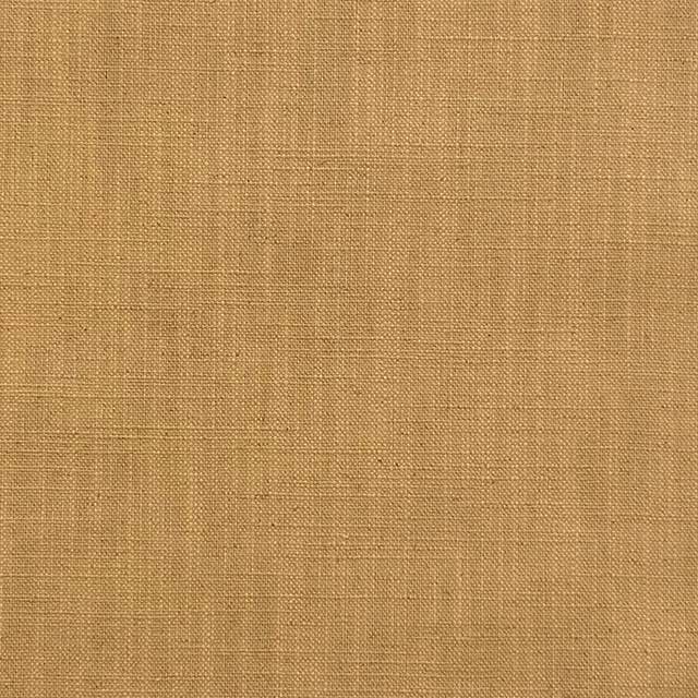 Panton Golden Apricot - Yellow Plain Linen Curtain Upholstery Fabric