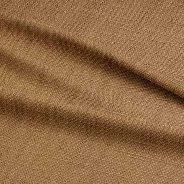 Panton Golden Nugget - Yellow Plain Linen Curtain Upholstery Fabric UK