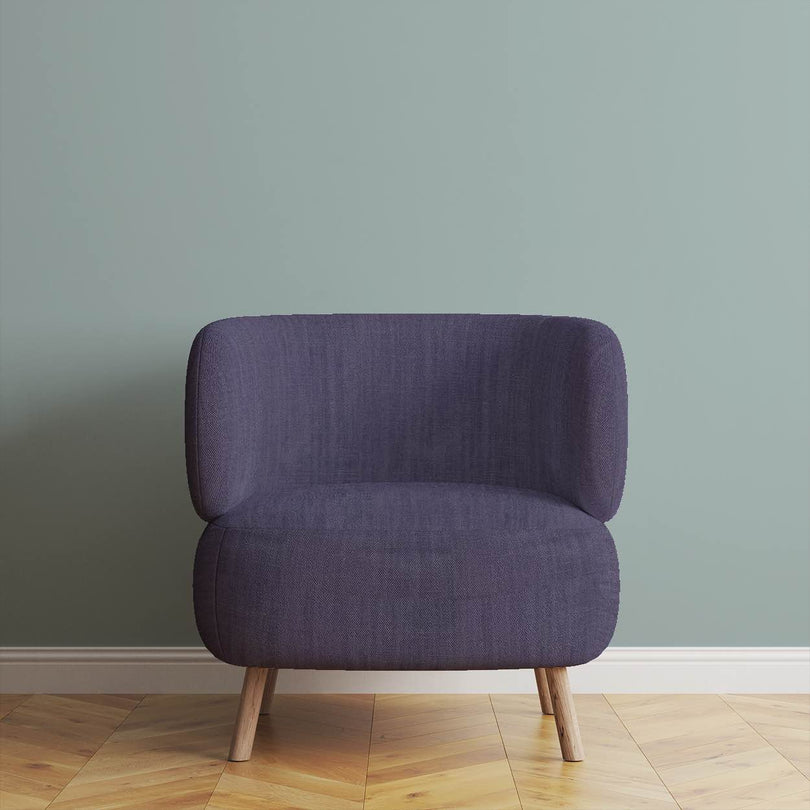 Dion Grape - Purple Plain Cotton Upholstery Fabric
