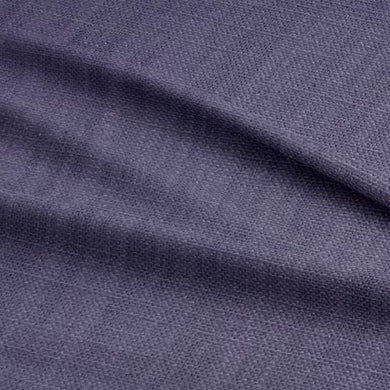 Panton Grape - Purple Plain Linen Curtain Upholstery Fabric UK