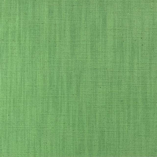 Dion Grass Green - Green Plain Cotton Curtain Upholstery Fabric
