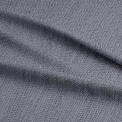 Panton Griffin - Grey Plain Linen Curtain Upholstery Fabric UK