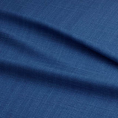 Panton Imperial Blue - Blue Plain Linen Curtain Upholstery Fabric UK