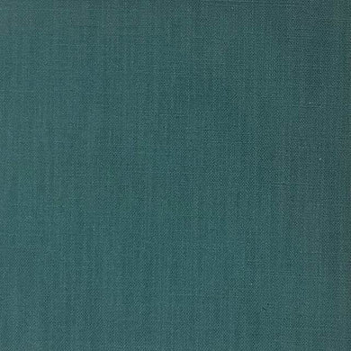 Panton Jasper - Teal Plain Linen Curtain Upholstery Fabric