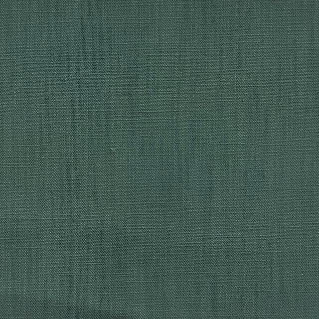 Dion Jungle Green - Teal Plain Cotton Curtain Upholstery Fabric