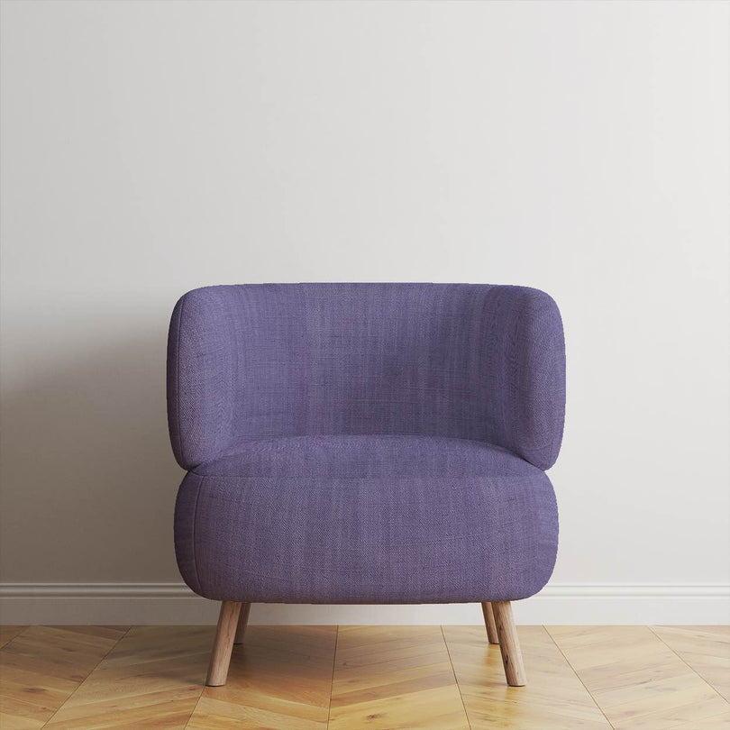 Dion Lavender - Purple Plain Cotton Upholstery Fabric