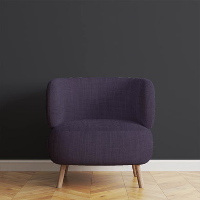 Panton Loganberry - Purple Plain Linen Upholstery Fabric