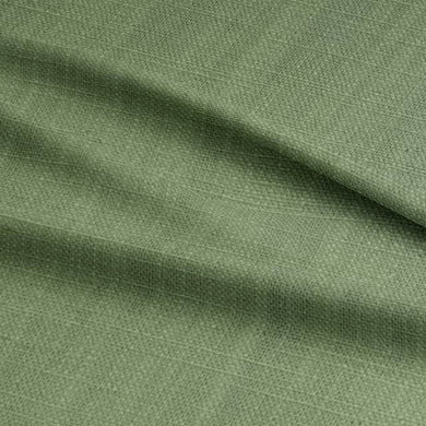 Dion Meadow Green - Green Plain Cotton Curtain Upholstery Fabric UK