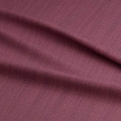 Panton Messa Rose - Purple Plain Linen Curtain Upholstery Fabric UK