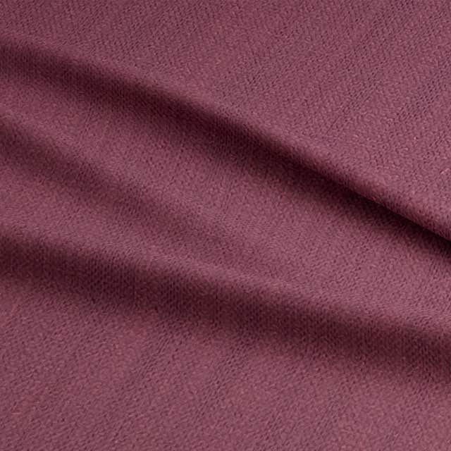 Dion Messa Rose - Purple Plain Cotton Curtain Upholstery Fabric UK