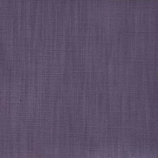 Panton Montana Grape - Purple Plain Linen Curtain Upholstery Fabric