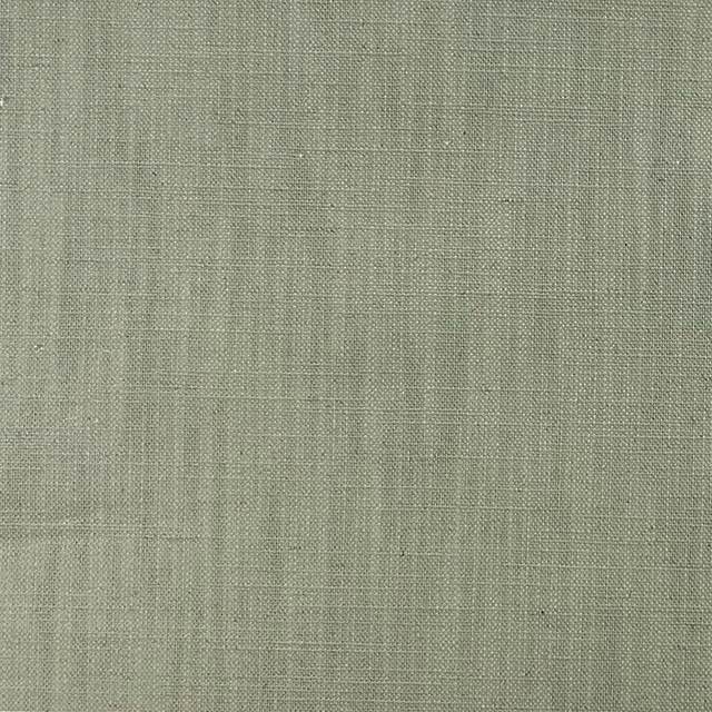 Dion Moss Gray - Green Plain Cotton Curtain Upholstery Fabric