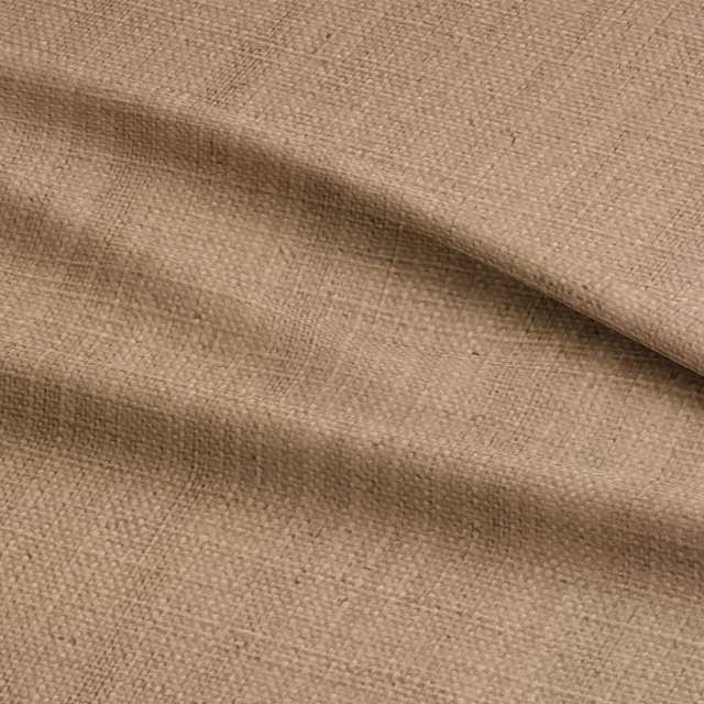 Panton New Wheat - Beige Plain Linen Curtain Upholstery Fabric UK