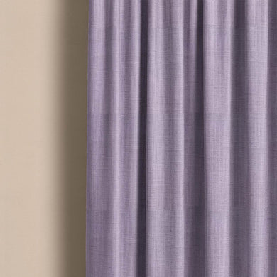 Dion Orchid Petal - Purple Plain Cotton Curtain Fabric