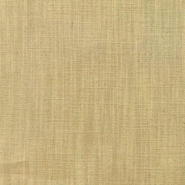 Panton Pale Banana - Yellow Plain Linen Curtain Upholstery Fabric