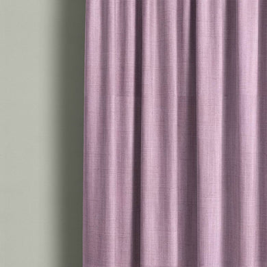 Panton Parfait - Purple Plain Linen Curtain Fabric