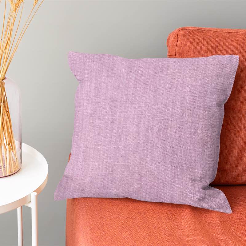 Dion Parfait - Purple Plain Cotton Cushion Upholstery Fabric