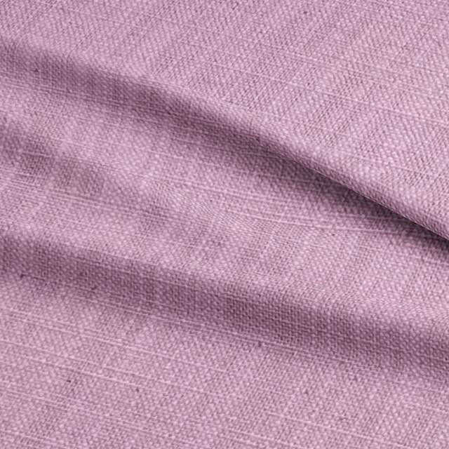 Panton Parfait - Purple Plain Linen Curtain Upholstery Fabric UK