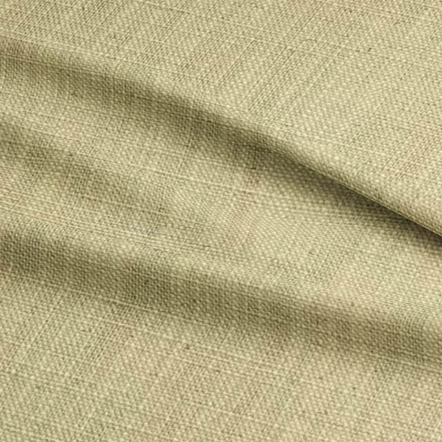 Panton Pastel Yellow - Yellow Plain Linen Curtain Upholstery Fabric UK