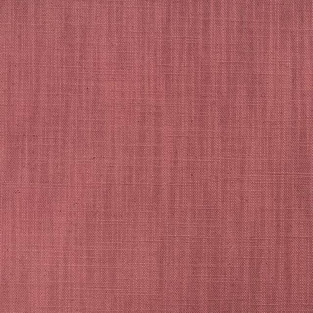 Panton Peach Blossom - Pink Plain Linen Curtain Upholstery Fabric