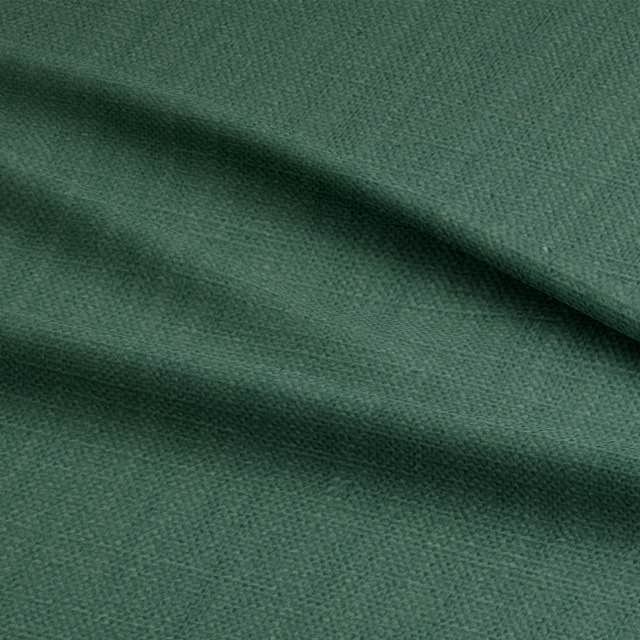 Dion Pepper Green - Green Plain Cotton Curtain Upholstery Fabric UK
