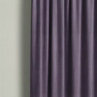 Panton Purple Plumeria - Purple Plain Linen Curtain Fabric