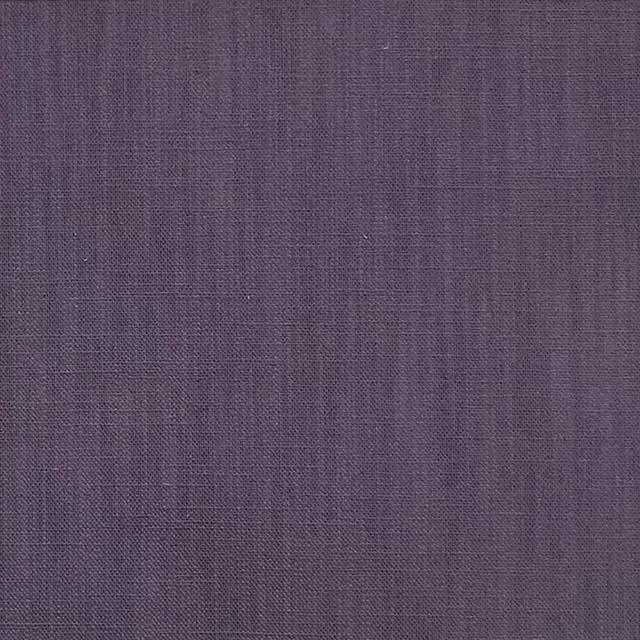 Dion Purple Plumeria - Purple Plain Cotton Curtain Upholstery Fabric