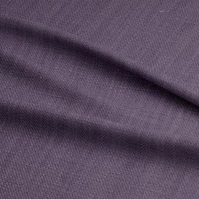 Panton Purple Plumeria - Purple Plain Linen Curtain Upholstery Fabric UK