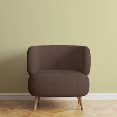 Panton Rawhide - Brown Plain Linen Upholstery Fabric