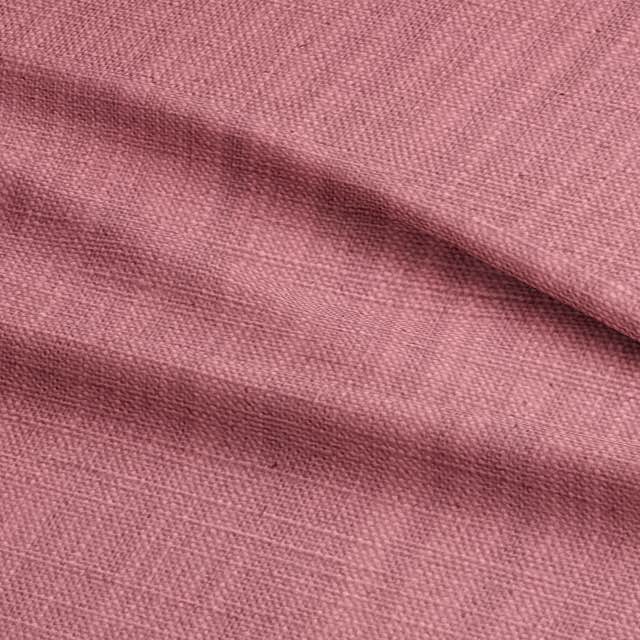 Dion Sea Pink - Pink Plain Cotton Curtain Upholstery Fabric UK