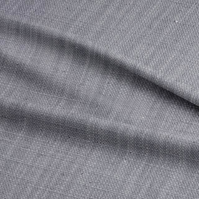 Panton Silver Scone - Grey Plain Linen Curtain Upholstery Fabric UK