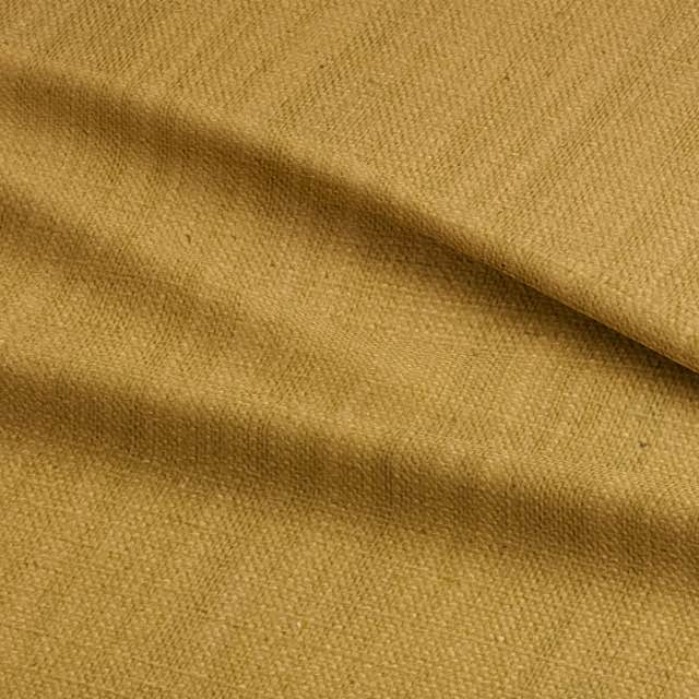 Dion Sunflower - Yellow Plain Cotton Curtain Upholstery Fabric UK