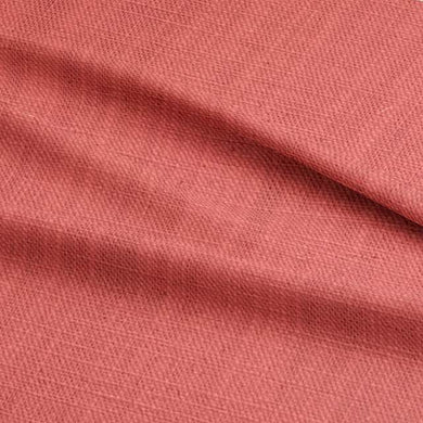 Panton Tea Rose - Pink Plain Linen Curtain Upholstery Fabric UK