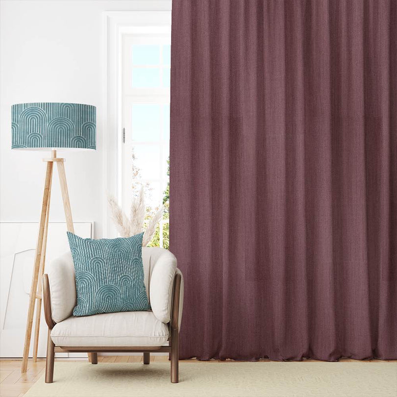Natural and elegant Panton Plain Linen Fabric, a versatile choice for interior design projects