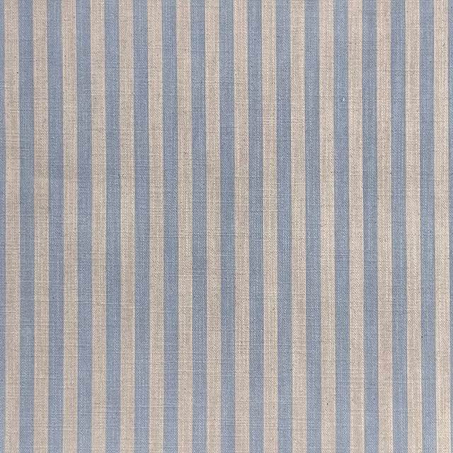 Pencil Stripe Denim - Striped Curtain Upholstery Fabric