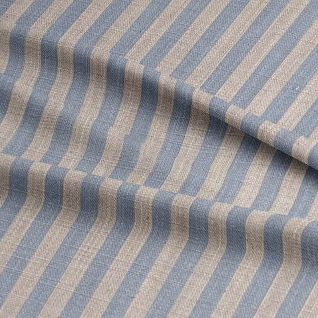 Close up of Pencil Stripe Upholstery Fabric in a beautiful, textured pattern