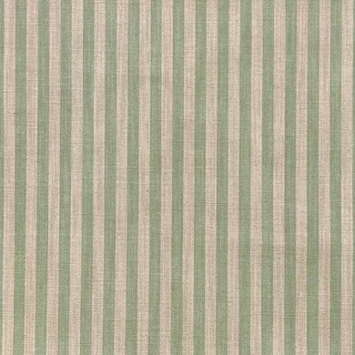A close-up image of a high-quality pencil stripe upholstery fabric in a neutral color, showcasing its smooth texture and elegant design suitable for various furniture and home decor applications