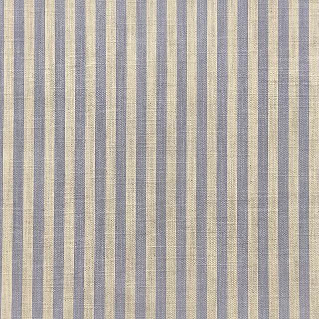 High quality pencil stripe curtain fabric in a classic black and white design