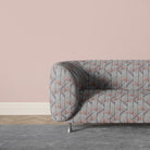 blush leaf upholstery fabric velvet sofa tropical botanical upholstery fabric