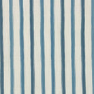 Plano Blue striped linen curtain fabric flat image, painterly blue stripe fabric by the metre for curtains, Roman blinds and cushions