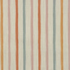 Plano Multi striped linen curtain fabric flat image, multicoloured painterly stripe fabric for curtains, Roman blinds and cushions