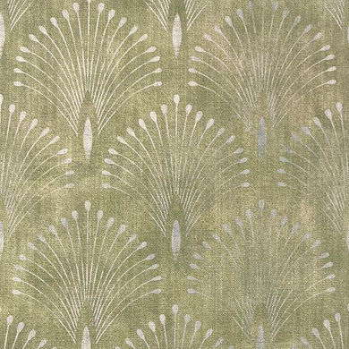 Regal Feather Willow - Green Upholstery Fabric