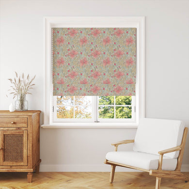  Stunning Reuben Floral Fabric used as elegant drapes in a traditional dining room