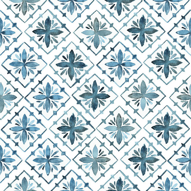 Safi Cotton Curtain Fabric in Aegean Blue, perfect for adding a touch of elegance to your home decor