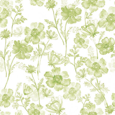 Échantillon de tissu pour rideau en lin Soft Breeze - Basilic