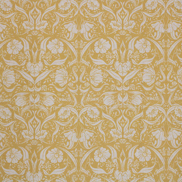 Sophia Linen Curtain Fabric - Fennel