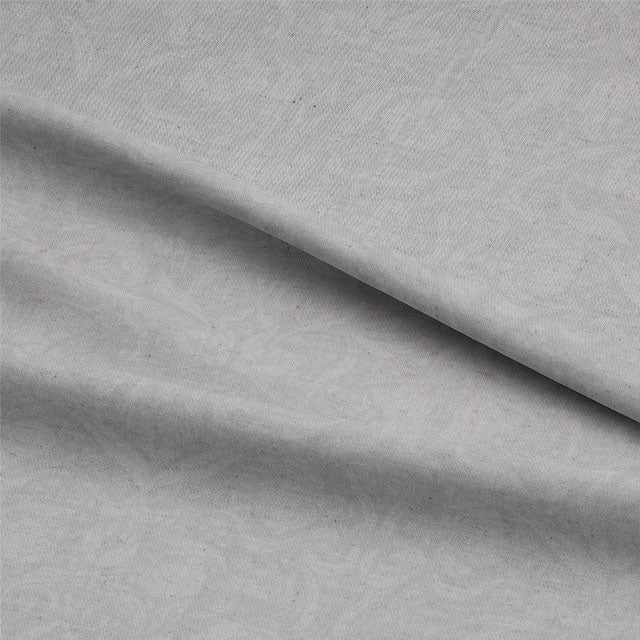 Sophia Linen Curtain Fabric - Silver