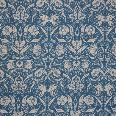 Échantillon de tissu pour rideau en lin Sophia - Wedgwood